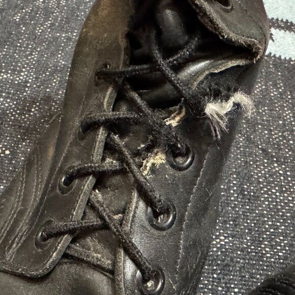 BILTRITE Vintage Lace-Up Combat Military Boots, ANSI 741-1983/75 Black Leather main image 8
